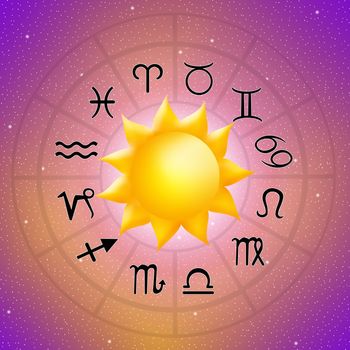 illustration of Horoscope zodiac