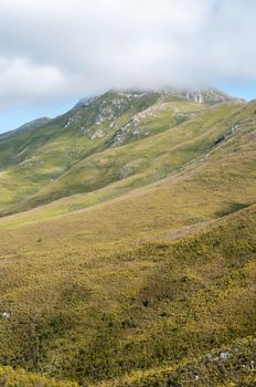 The Outeniqua Mountains between Mosselbay and Oudtshoorn in the Western Cape Province of South Africa