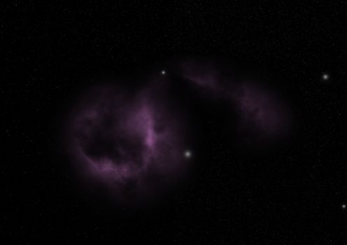 Small part of an infinite star field of space in the Universe. "Elements of this image furnished by NASA".