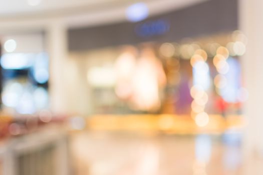 Abstract background of shopping mall, shallow depth of focus.