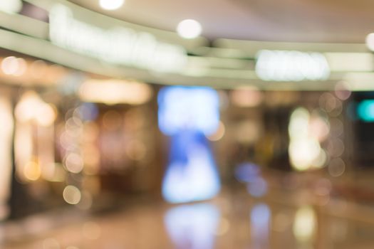 Abstract background of shopping mall, shallow depth of focus.