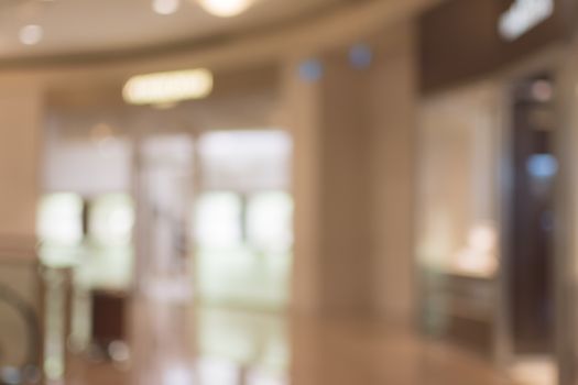 Abstract background of shopping mall, shallow depth of focus.