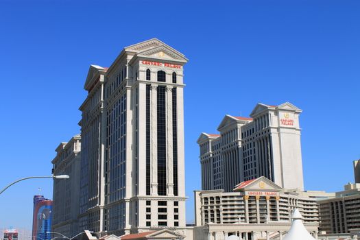 Caesars Palace Hotel and Casino on the famous Strip in Las Vegas