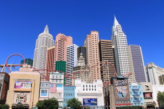 New York Hotel and Casino on the famous Strip in Las Vegas, Nevada