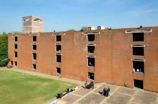 Ahmedabad, India - December 26, 2014: Asian College students at Indian Institute of Management. The Indian Institute of Management Ahmedabad is a public business school located in Ahmedabad, Gujarat, India.