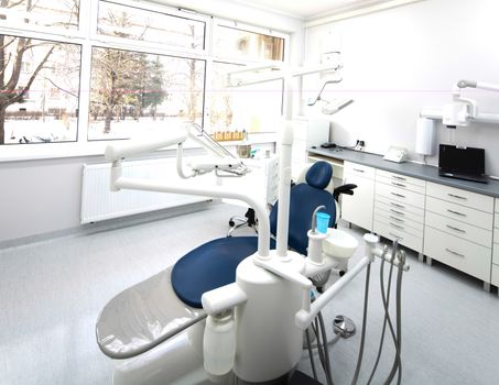 Dental office, bright colorful tone concept