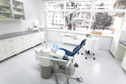 Dental office, bright colorful tone concept