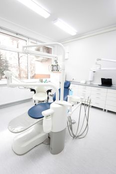 Dentistry office, bright colorful tone concept