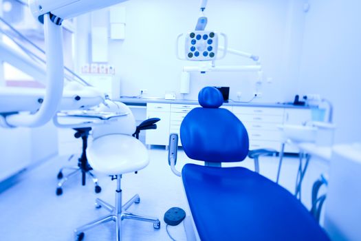 Dentistry office, bright colorful tone concept