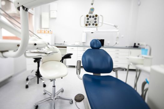 Dentistry office, bright colorful tone concept