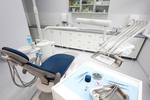 Dental office, bright colorful tone concept