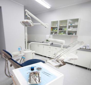 Dental office, bright colorful tone concept