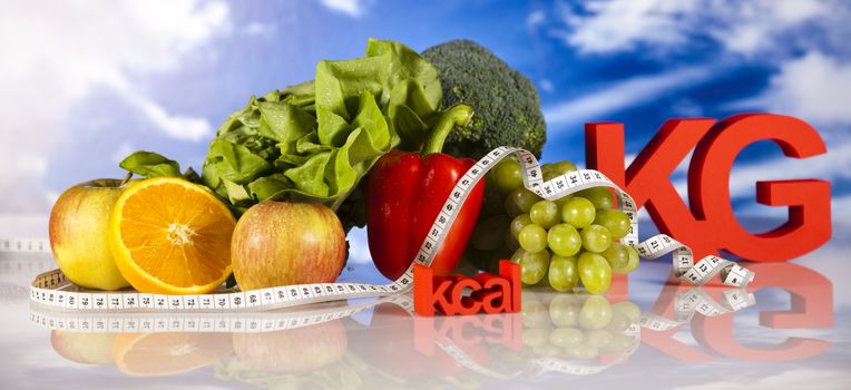 Fitness Food, diet, Vegetable and sunshine