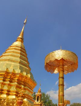 Pra Thad Doi Suthep Temple in Chiang Mai, Thailand