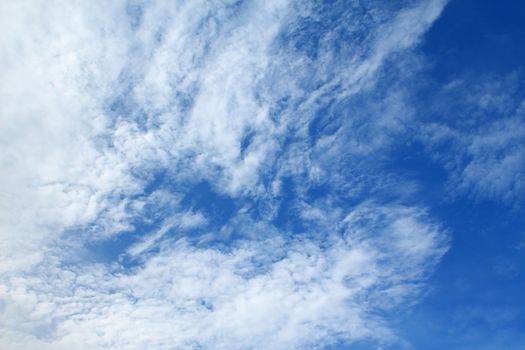 Clouds in the blue sky