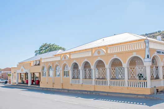 COLESBERG, SOUTH AFRICA - DECEMBER 1, 2014: Historic old building in Colesberg