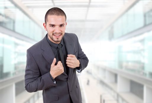 young business man portrait at the office