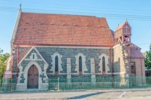 NOUPOORT, SOUTH AFRICA - JANUARY 6, 2015: British war museum in the building of the former historic Anglican Church