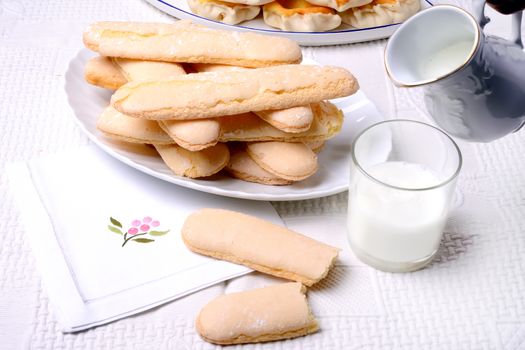 Typical traditional desserts of Sardinia: biscuits.