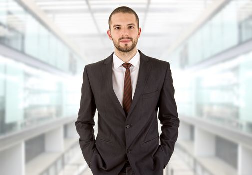 young business man portrait at the office