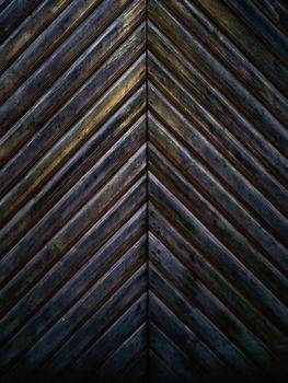 Brown planks of wooden gate, door texture