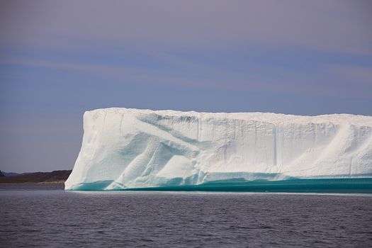 iceberg in the coast of greenland