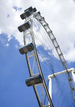 Ferris wheel, travel vivid theme