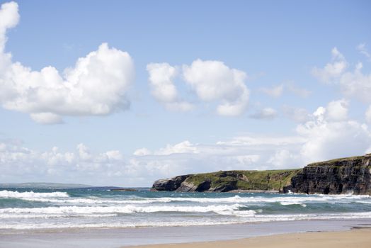 ballybunion beach on the wild atlantic way in county kerry ireland