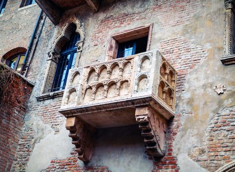 Juliet's balcony in Verona, Italy