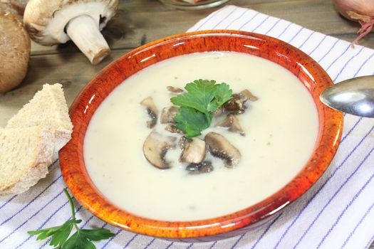 delicious healthy calf soup mt mushrooms and parsley