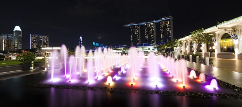 Skyline of Singapore, financial centre