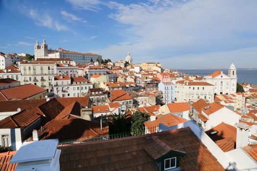 A view on the city of Lisbon - monastery