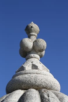 Details of the fortified tower of Belem in Lisbon, Portugal