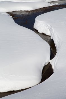Mountain around the Oz en Oisans Station in the French Alps