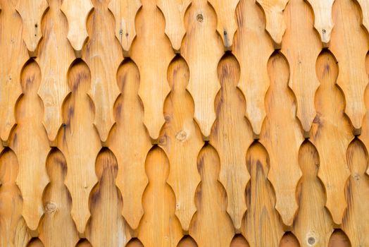 Wooden shingle surface for background or texture.