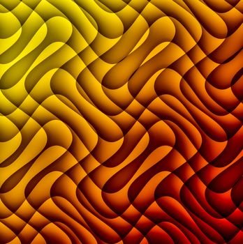 Wavy background in warm colors.