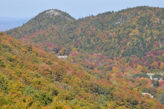 Fall Colors at the White Mountain National Forest in New Hampshire