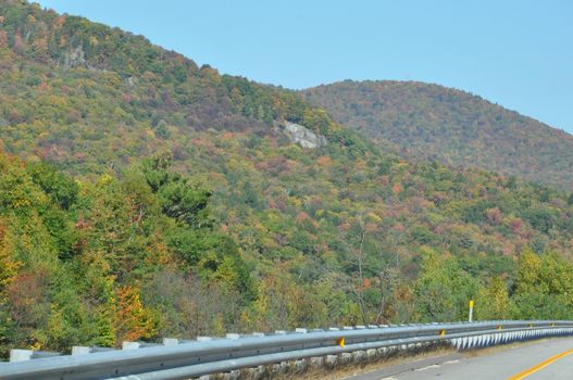 Fall Colors at the White Mountain National Forest in New Hampshire