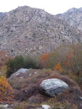 View of Palm Springs from Aerial Tramway in California