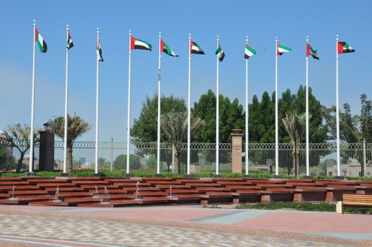 Entrance to Emirates Palace Hotel in Abu Dhabi, UAE. It is a seven star luxury hotel and has its own marina and helipad.