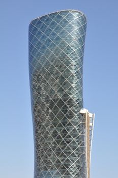 Capital Gate in Abu Dhabi, UAE. In June 2010, Guinness World Records certified Capital Gate as the world's furthest leaning man-made tower.