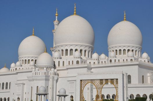 Sheikh Zayed Grand Mosque in Abu Dhabi, UAE