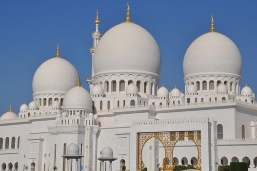 Sheikh Zayed Grand Mosque in Abu Dhabi, UAE