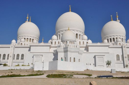 Sheikh Zayed Grand Mosque in Abu Dhabi, UAE