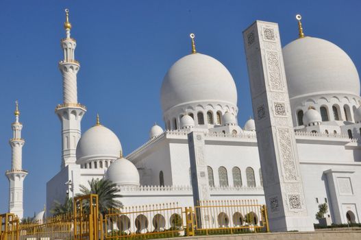 Sheikh Zayed Grand Mosque in Abu Dhabi, UAE