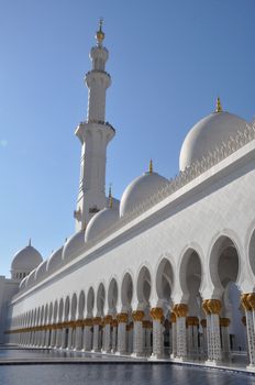 Sheikh Zayed Grand Mosque in Abu Dhabi, UAE