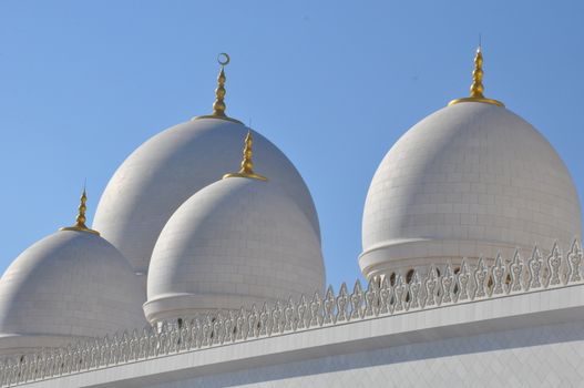 Sheikh Zayed Grand Mosque in Abu Dhabi, UAE