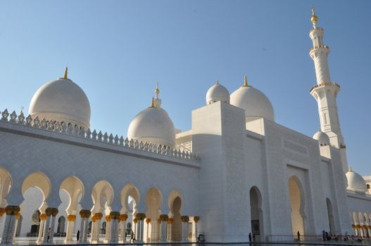 Sheikh Zayed Grand Mosque in Abu Dhabi, UAE