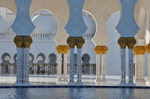 Sheikh Zayed Grand Mosque in Abu Dhabi, UAE