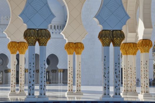 Sheikh Zayed Grand Mosque in Abu Dhabi, UAE